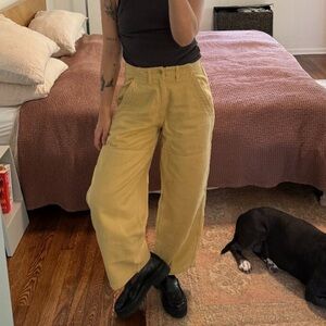 Ozma of California Jardin Pants in Hay small